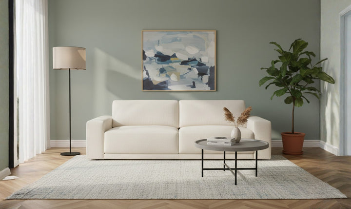 Universal Furniture Mercer Fabric Upholstered Sofa in Wood