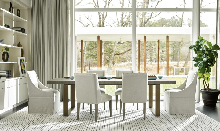 Universal Furniture Modern Townsend Castered Fabric Dining Chair