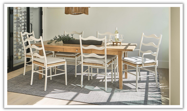 Universal Furniture Morada Arm Chair in White-jennifer furniture
