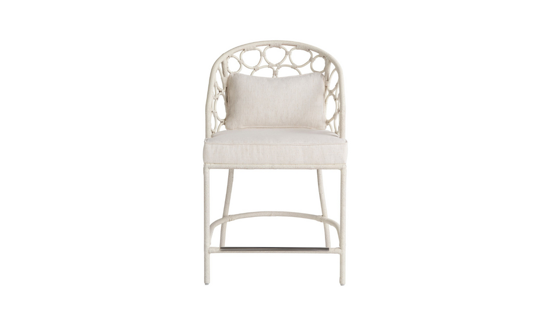 Universal Furniture Pebble Rattan Counter Chair