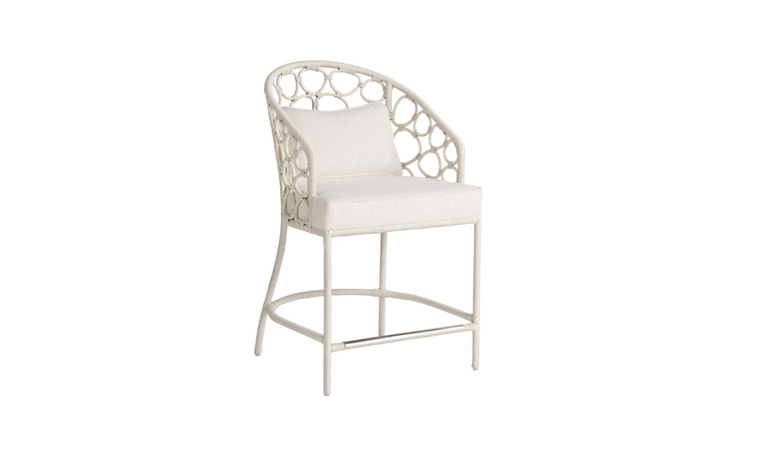 Universal Furniture Pebble Rattan Counter Chair