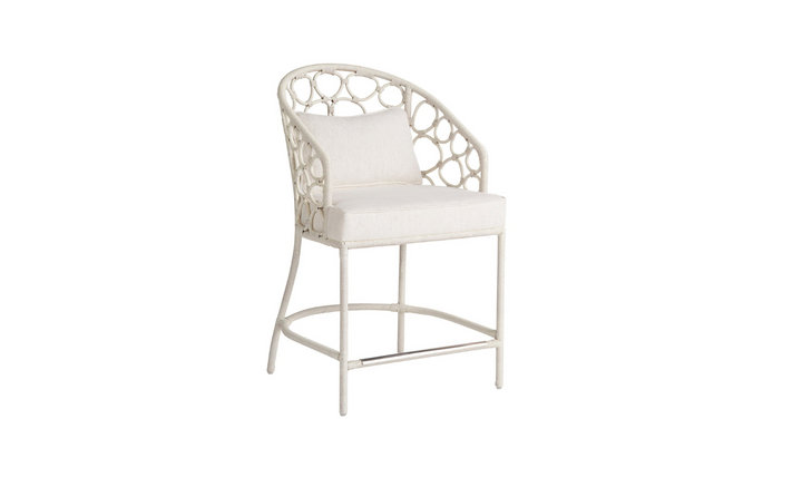 Universal Furniture Pebble Rattan Counter Chair