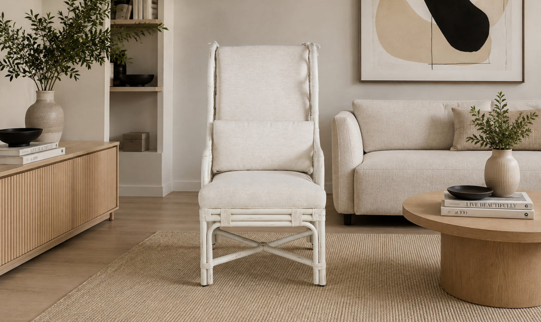 Universal Furniture Santa Rosa Arm Chair in White