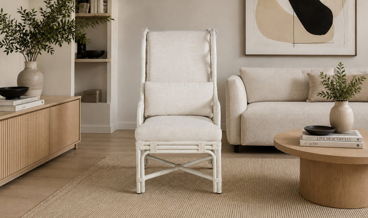 Universal Furniture Santa Rosa Arm Chair in White