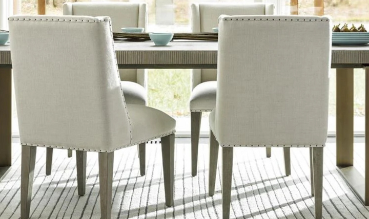 Universal Furniture Tyndall Fabric Dining Chair in Cream