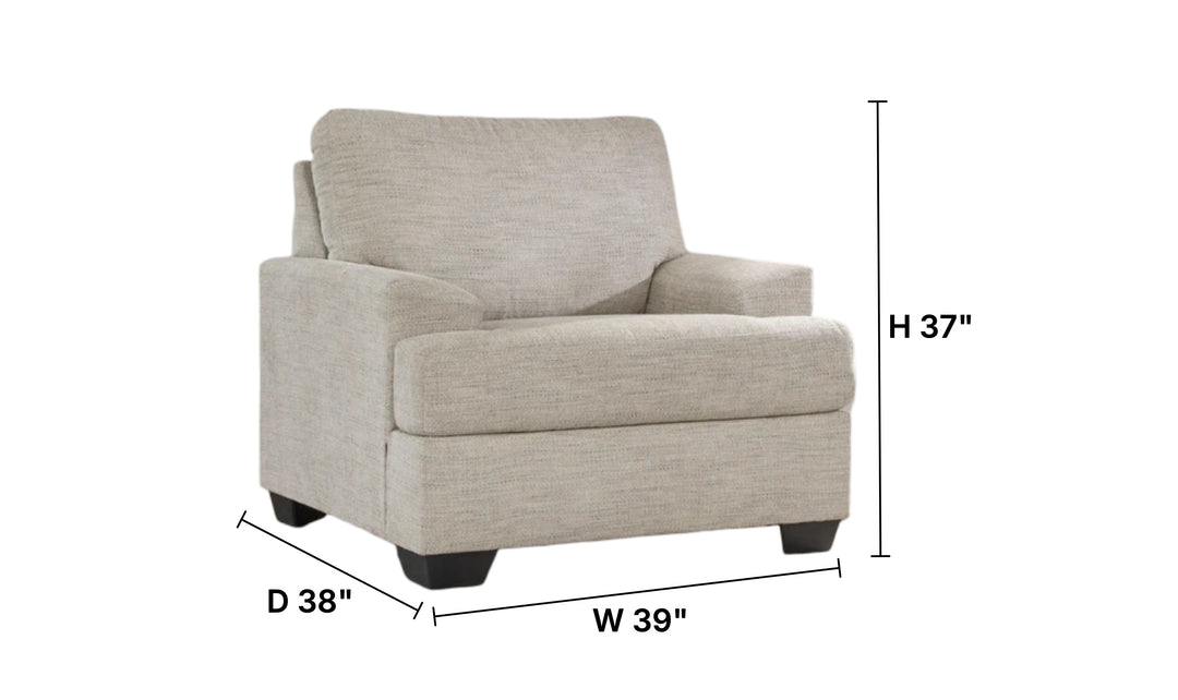 Vayda Stationary Fabric Living Room Set With Fur Accent Pillows-Jennifer Furniture