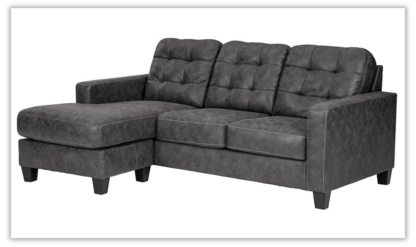 Venaldi L Shaped Leather Queen Sleeper Sofa Chaise Jennifer