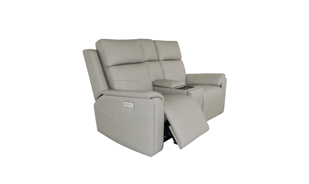 Flexsteel Vernon Fabric Power Reclining Living Room Set with Heat & Massage