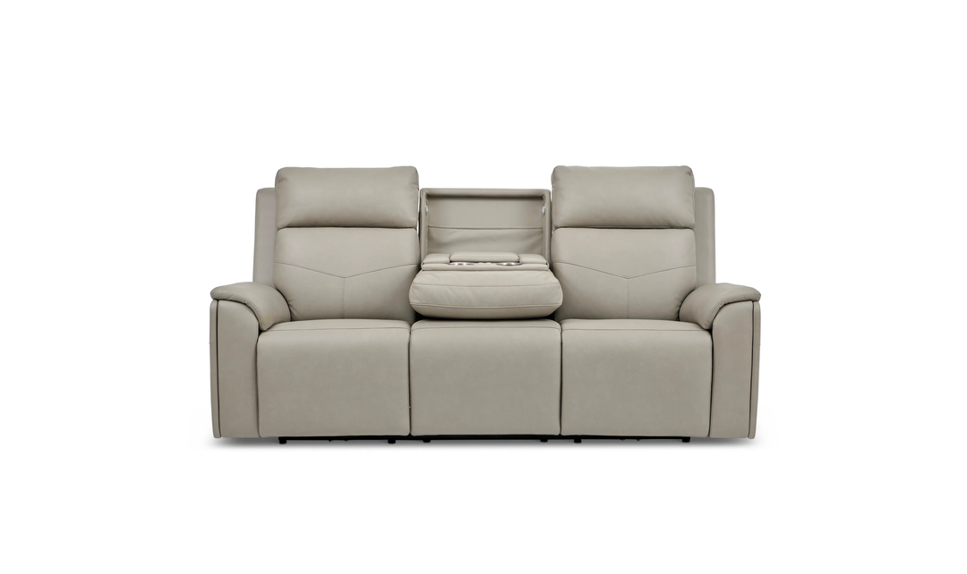 Flexsteel Vernon Fabric Power Reclining Living Room Set with Heat & Massage