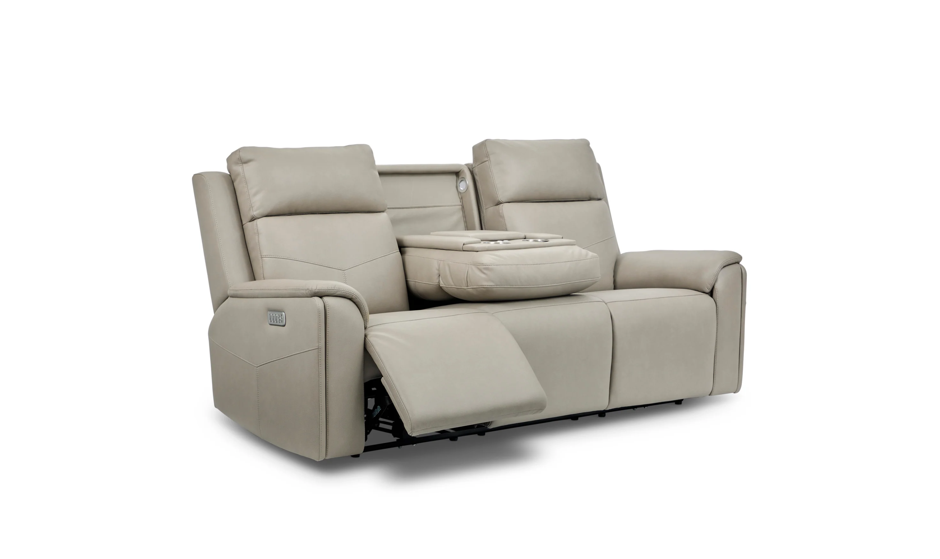 Flexsteel Vernon Fabric Power Reclining Living Room Set with Heat & Massage