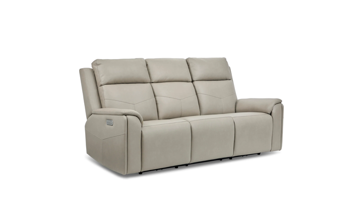 Flexsteel Vernon Fabric Power Reclining Living Room Set with Heat & Massage