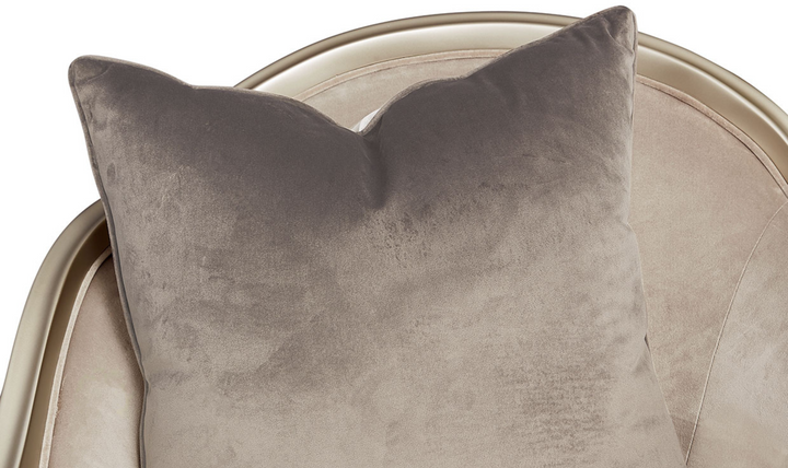 Aico Furniture Villa Cherie Chaise In Hazelnut