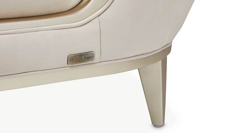Aico Furniture Villa Cherie Chaise In Hazelnut