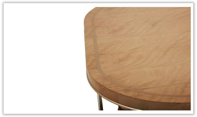 Villa Cherie Oval Cocktail Table Caramel