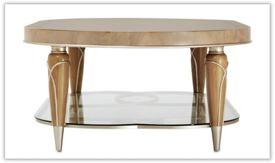 Villa Cherie Oval Cocktail Table Caramel