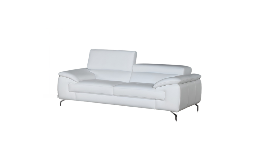 Jennifer Italia Vision 2-Seater Leather Sofa with Adjustable Headrest - Jennifer Furniture
