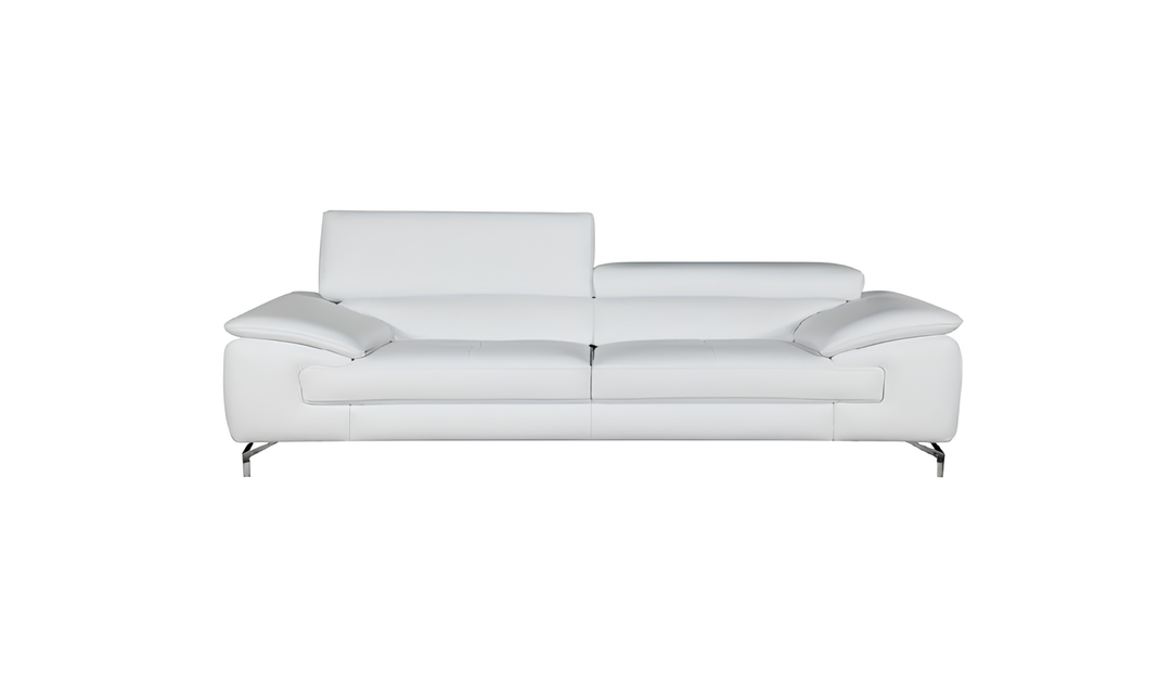 Jennifer Italia Vision 2-Seater Leather Sofa with Adjustable Headrest - Jennifer Furniture