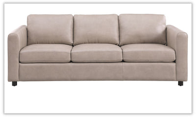 Waltz 3 Seater Leather Sofa in Beige