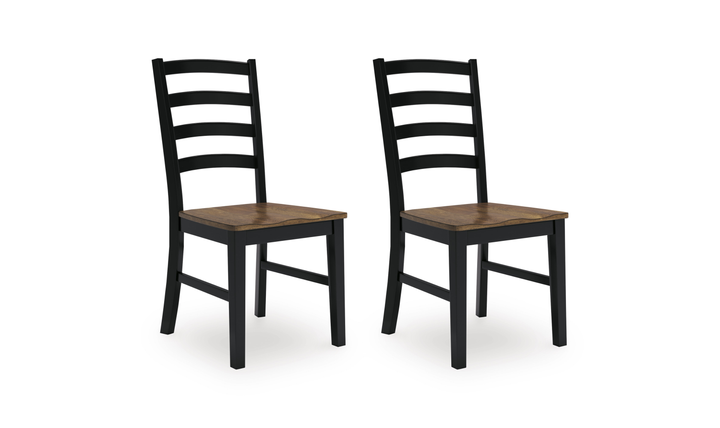 Modern Heritage Wildenauer Contoured Dining Room Side Chair in Wood