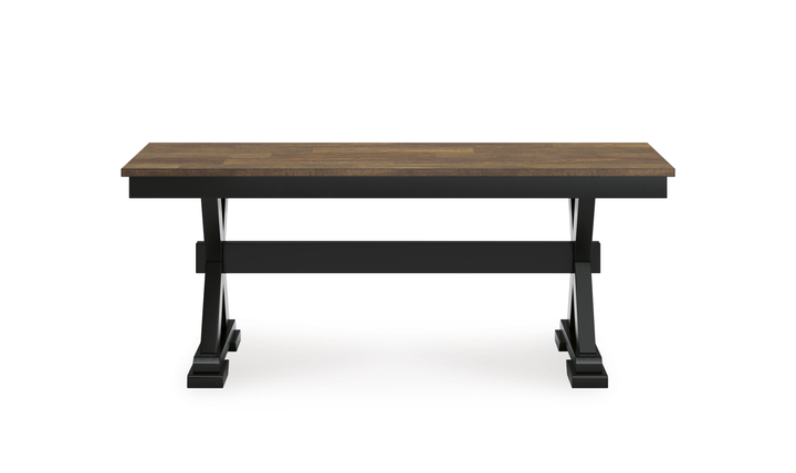 Modern Heritage Wildenauer Wooden Large Dining Room Bench - Jennifer Furniture