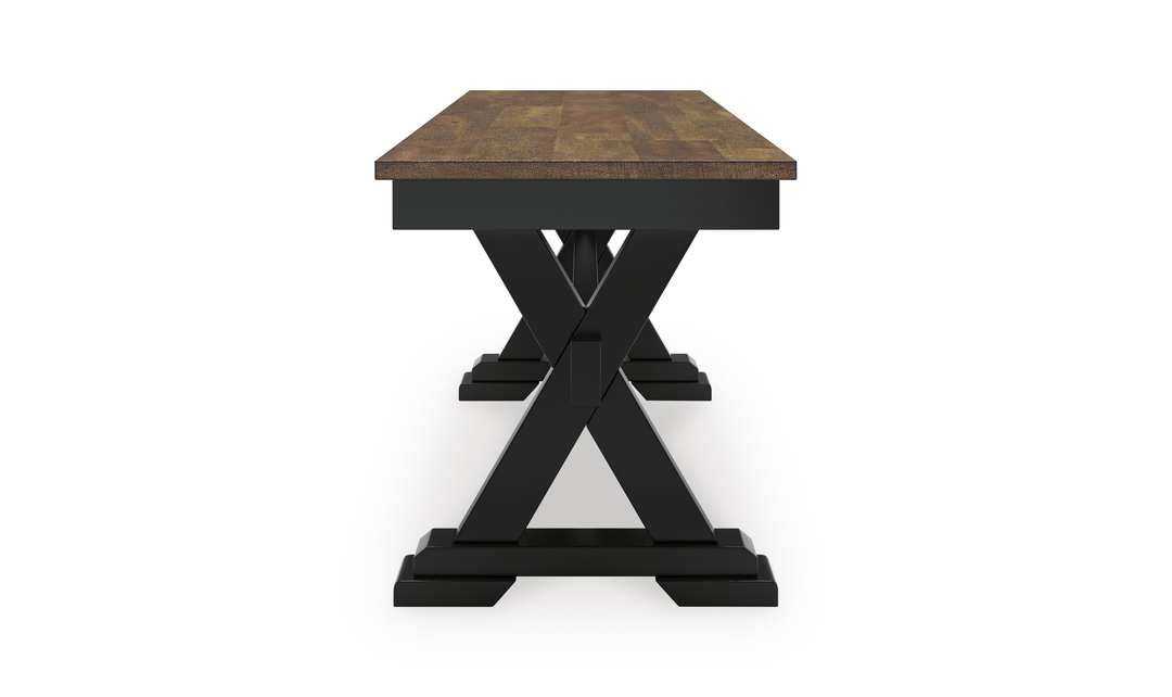 Modern Heritage Wildenauer Wooden Large Dining Room Bench - Jennifer Furniture