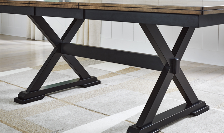 Modern Heritage Wildenauer Wooden Extendable Dining Table - Jennifer Furniture