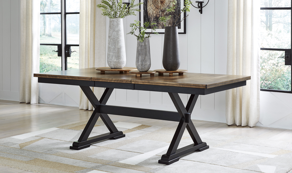 Modern Heritage Wildenauer Wooden Extendable Dining Table - Jennifer Furniture