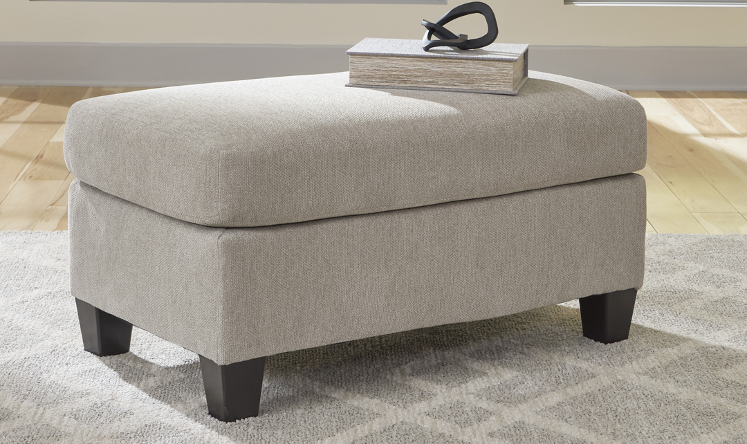 Modern Heritage Willarae Fabric Ottoman - Jennifer Furniture
