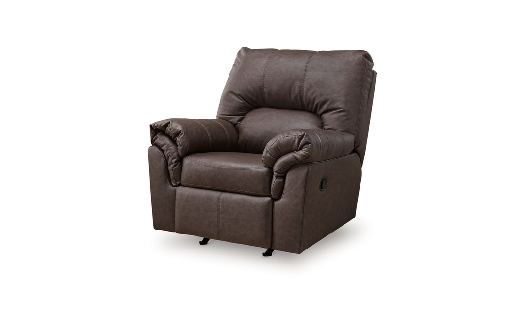 Modern Heritage WillowBend Leather Rocker Recliner - Jennifer Furniture