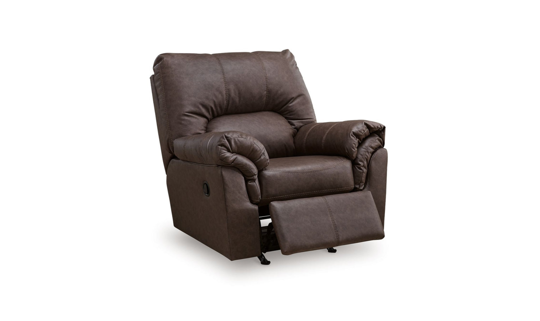 Modern Heritage WillowBend Leather Rocker Recliner - Jennifer Furniture