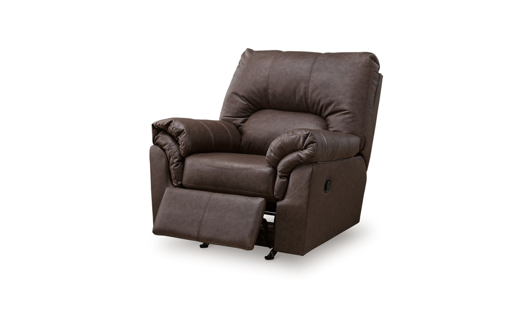 Modern Heritage WillowBend Leather Rocker Recliner - Jennifer Furniture
