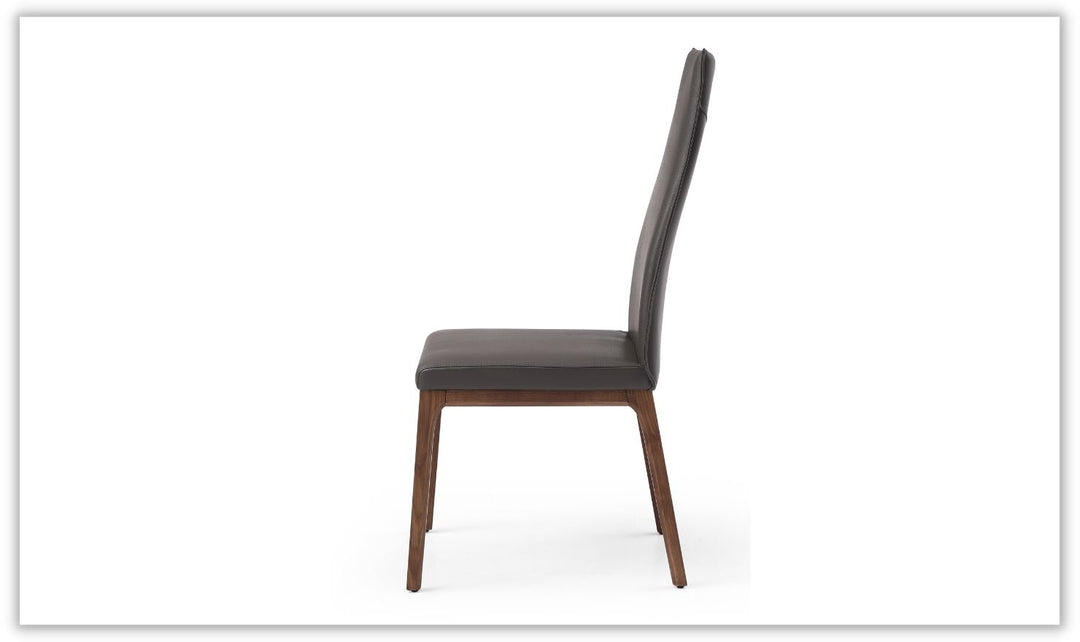 Windsor Modern Leather Upholstered Dining Chair