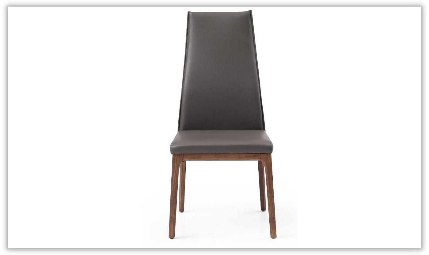 Windsor Modern Leather Upholstered Dining Chair