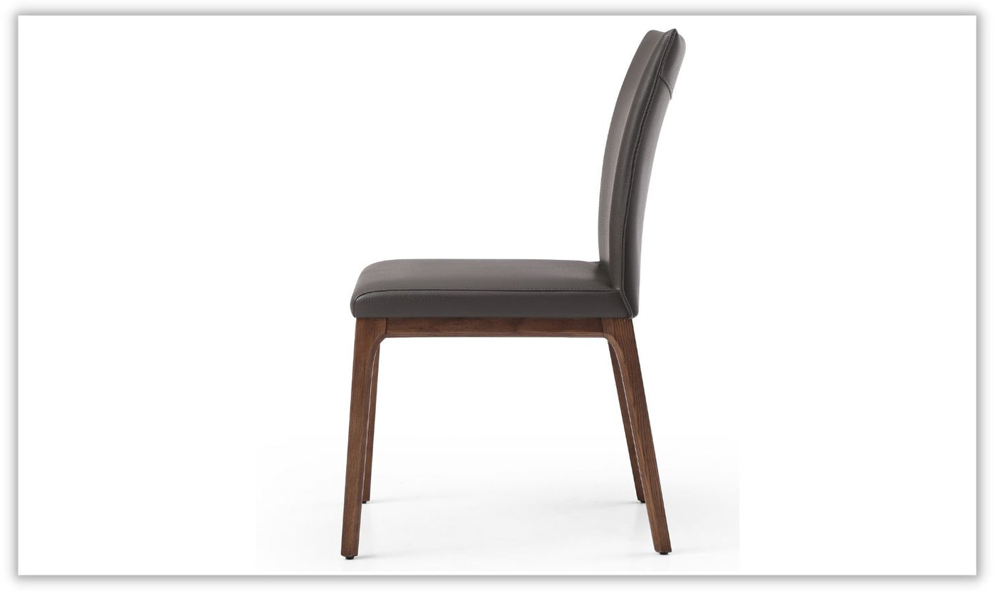 Windsor Modern Leather Upholstered Dining Chair