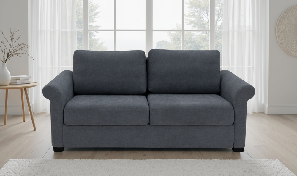 Klaussner Winslowe Fabric Sleeper Sofa With Rolled Arms-Jennifer Furniture