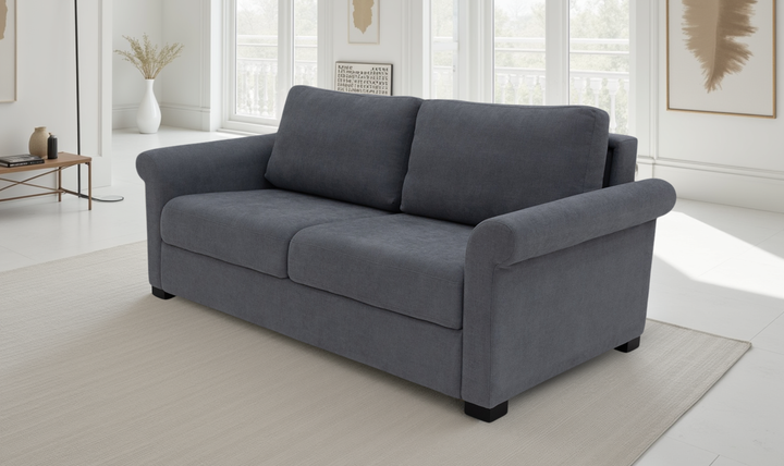 Klaussner Winslowe Fabric Sleeper Sofa With Rolled Arms-Jennifer Furniture