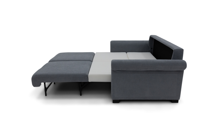 Klaussner Winslowe Fabric Sleeper Sofa With Rolled Arms-Jennifer Furniture