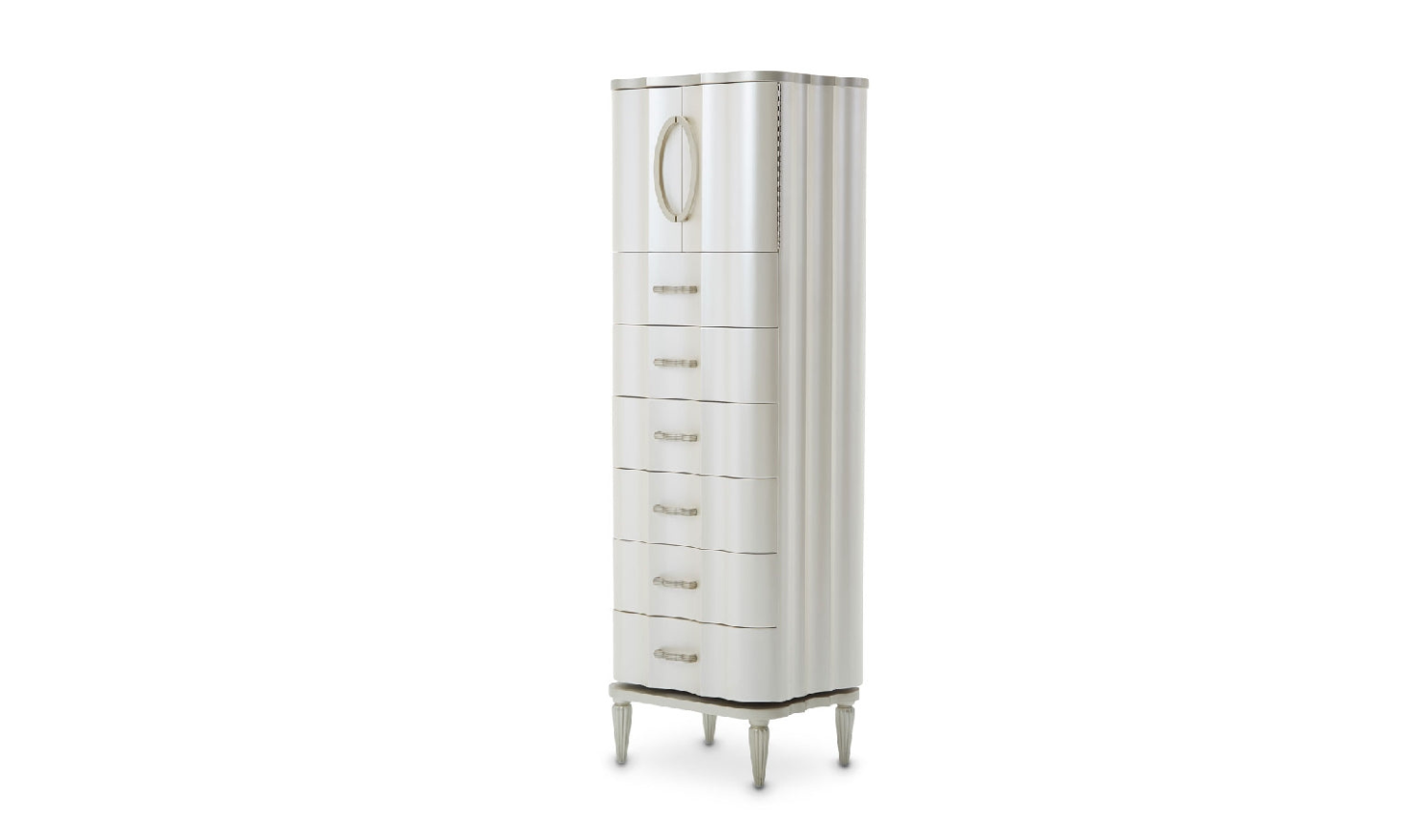 AICO London Place Pearl Bedroom Set (King / Queen Size)