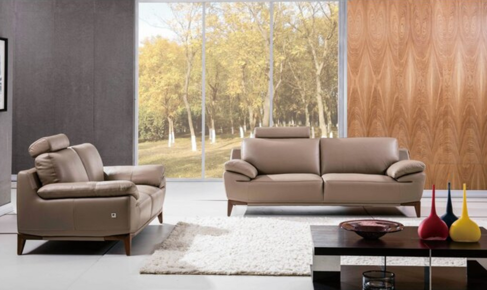 Galina Leather Living Room Set with Adjustable Headrests-jennifer