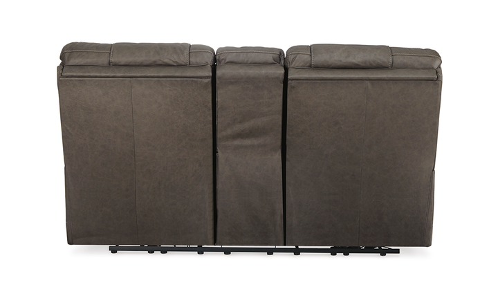 Wurstrow 2 Seater Power Reclining Loveseat in Leather