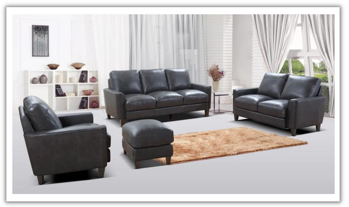 Gio Italia York Classic Leather Living Room Set (2 Pieces/ 3 Pieces)