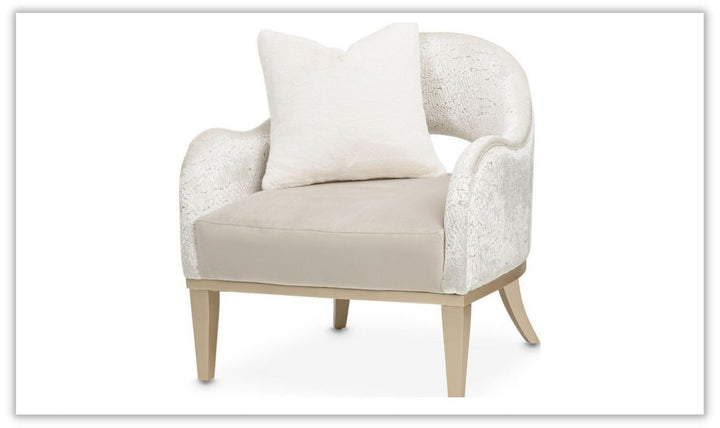 AICO Yvette Accent Chair Porcini