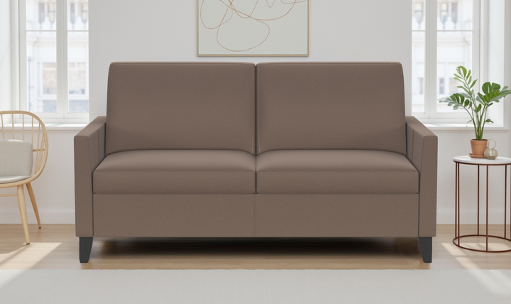 American Leather Harris Comfort Sleeper With High Wood Leg-Jennifer Furniture