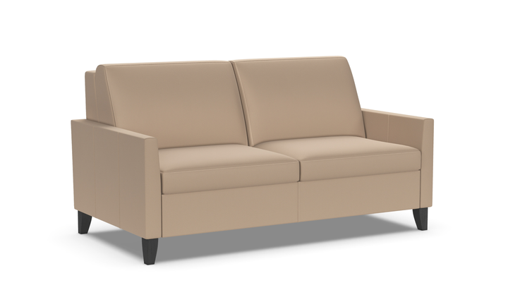 American Leather Harris Comfort Sleeper With High Wood Leg-Jennifer Furniture