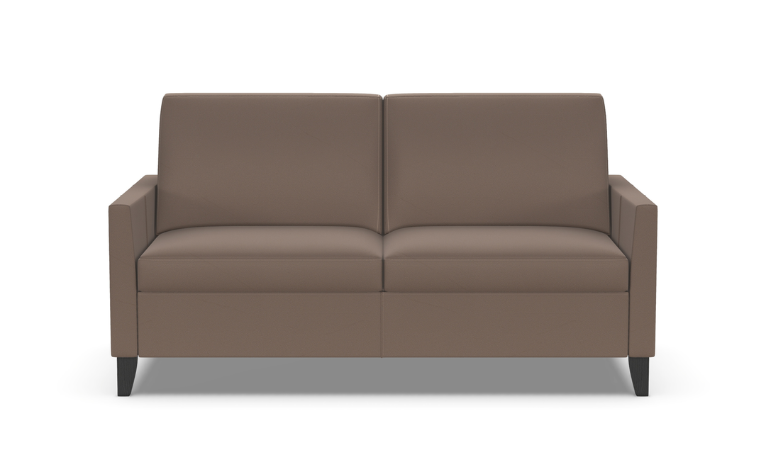 American Leather Harris Comfort Sleeper With High Wood Leg-Jennifer Furniture