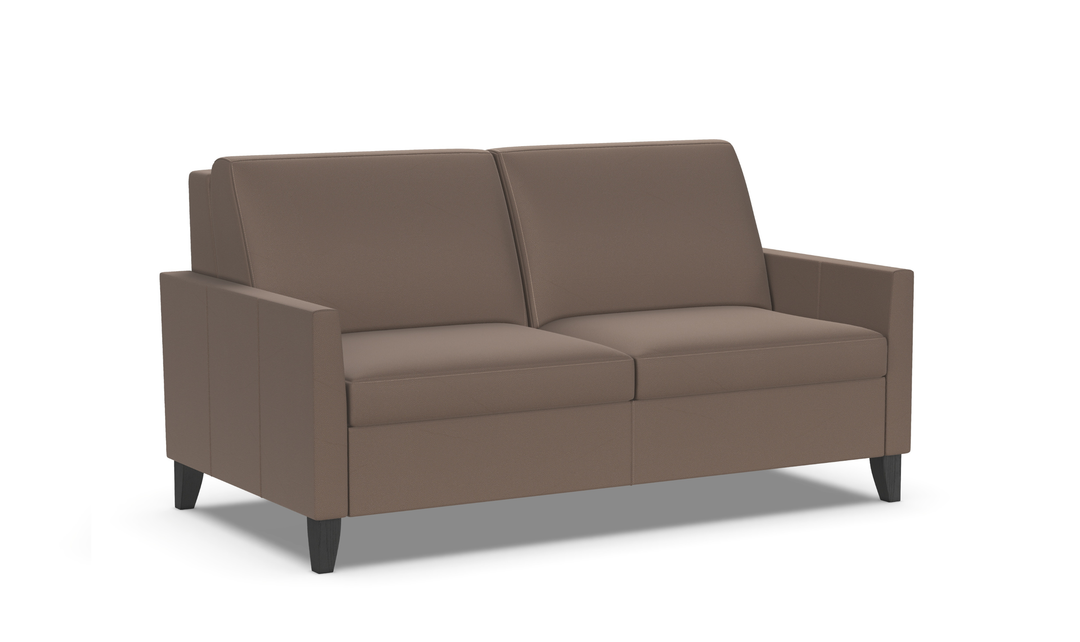 American Leather Harris Comfort Sleeper With High Wood Leg-Jennifer Furniture