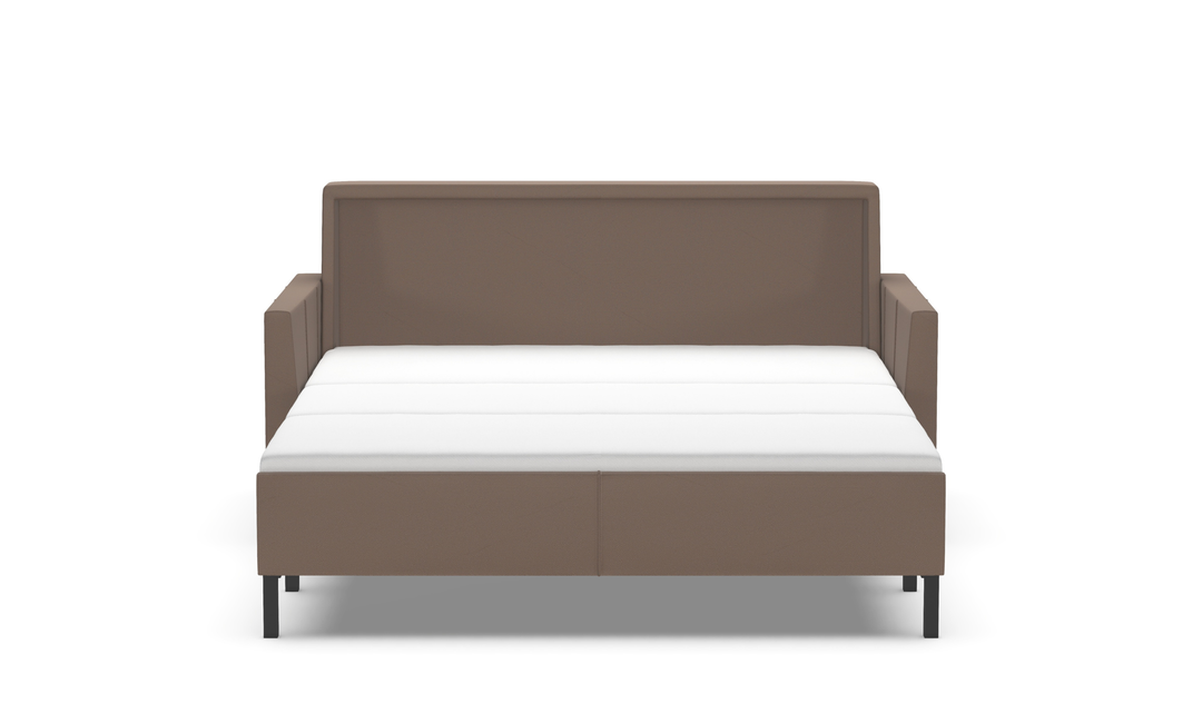 American Leather Harris Comfort Sleeper With High Wood Leg-Jennifer Furniture