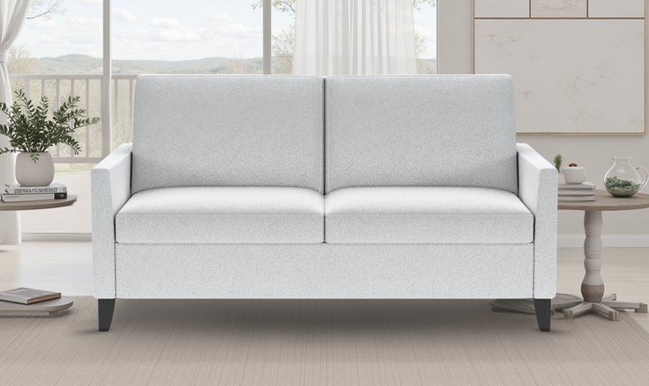 American Leather Harris Comfort Sleeper With High Wood Leg-Jennifer Furniture