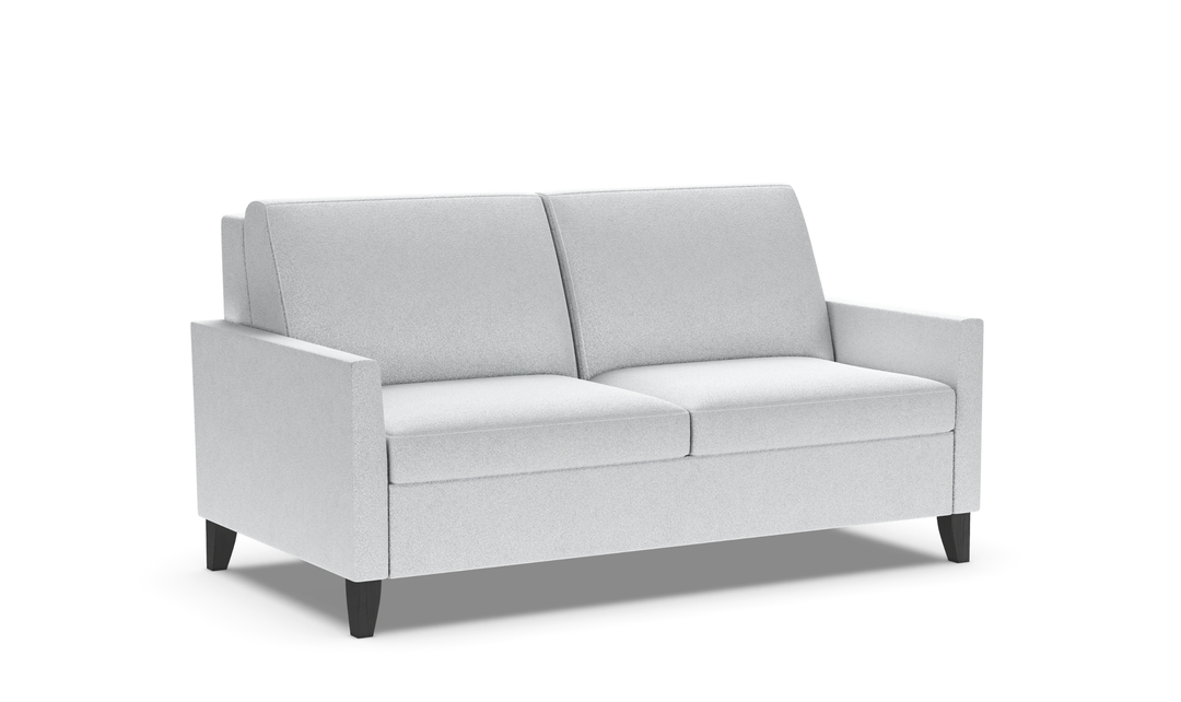 American Leather Harris Comfort Sleeper With High Wood Leg-Jennifer Furniture