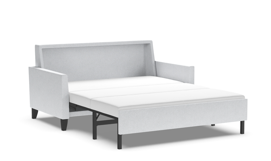 American Leather Harris Comfort Sleeper With High Wood Leg-Jennifer Furniture